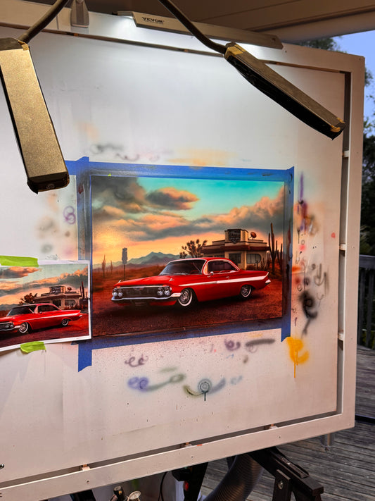 1961 Impala - ‘Last stop’ Original Artwork